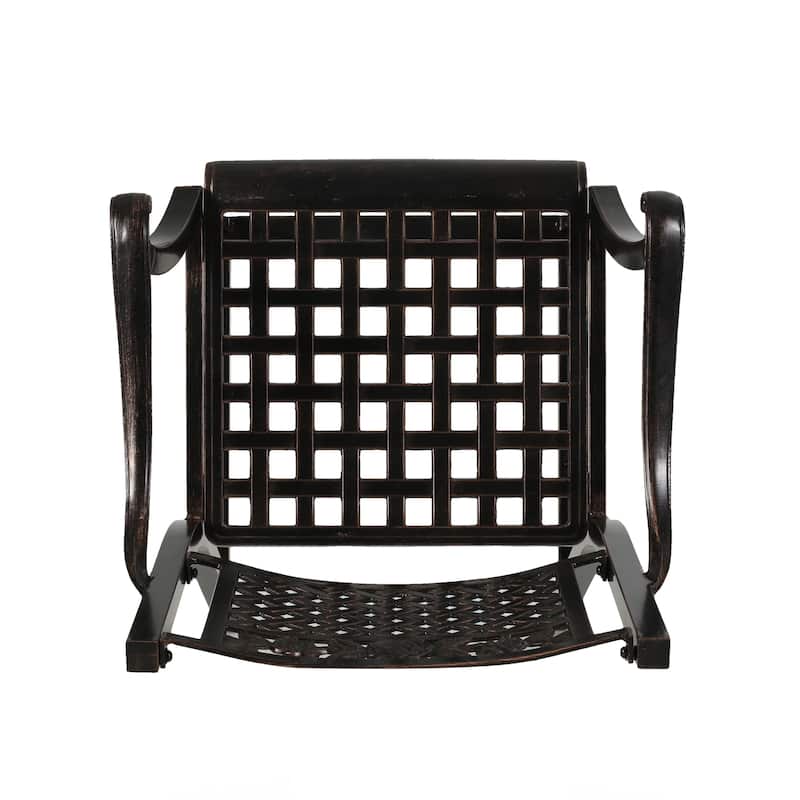 Tahoe Outdoor 29" Aluminum Barstool (Set of 4) by Christopher Knight Home
