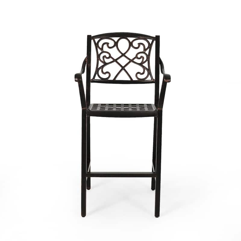 Waterbury Aluminum Barstool (Set of 2) by Christopher Knight Home