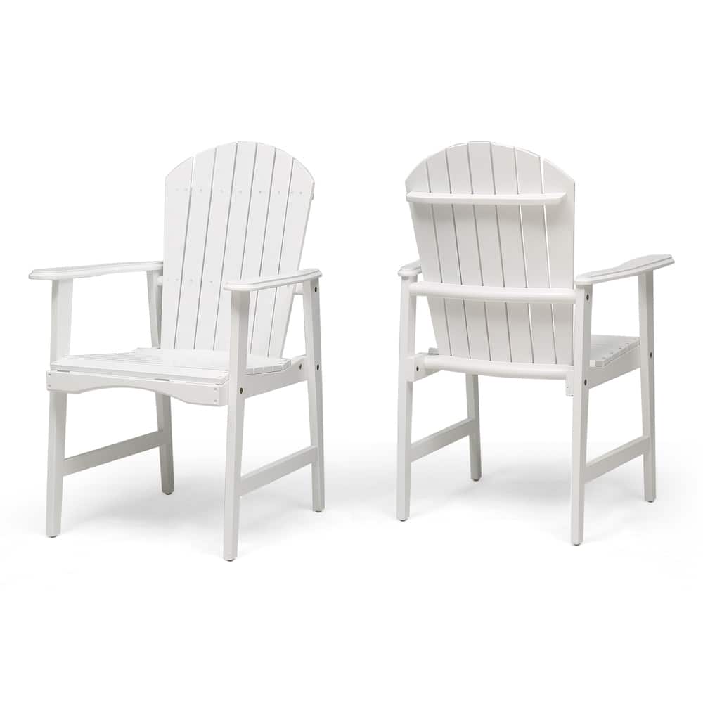 Malibu Acacia Adirondack-inspired Patio Dining Chairs (Set of 2) by Christopher Knight Home