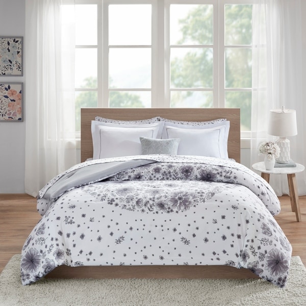 Shop Intelligent Design Lia Grey Comforter and Sheet Set - On Sale - Free Shipping Today 