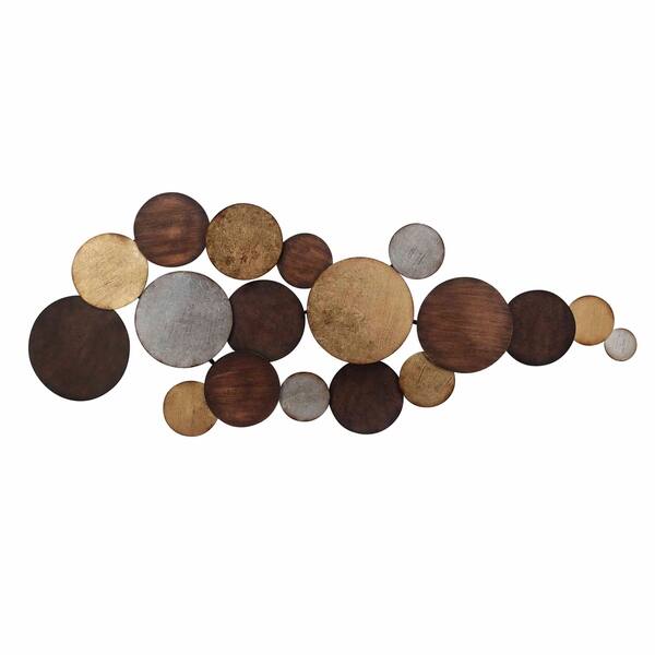 Shop Decorative Clusters Of Circles Metal Wall Decor With