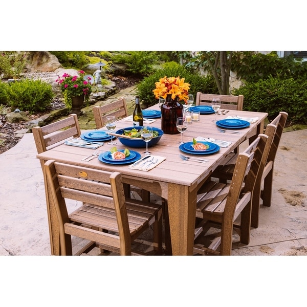 Outdoor Island Dining Set - Table and 6 Chairs