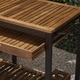 Admirals Outdoor Acacia Wood Bar Cart with Reversible Drawers and Bottle Holders by Christopher Knight Home - Thumbnail 6