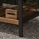 Admirals Outdoor Acacia Wood Bar Cart with Reversible Drawers and Bottle Holders by Christopher Knight Home - Thumbnail 5