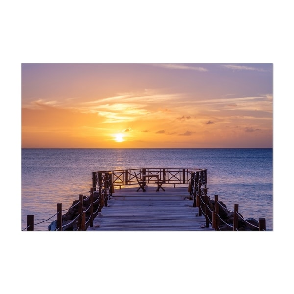 Noir Gallery Saint Lucia Beach Coastal Nature Unframed Art Print/Poster
