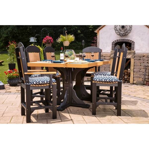 Shop Outdoor Counter Height Dining Set Table 4 Regular Chairs 2 Captain Chairs On Sale Overstock 27431566