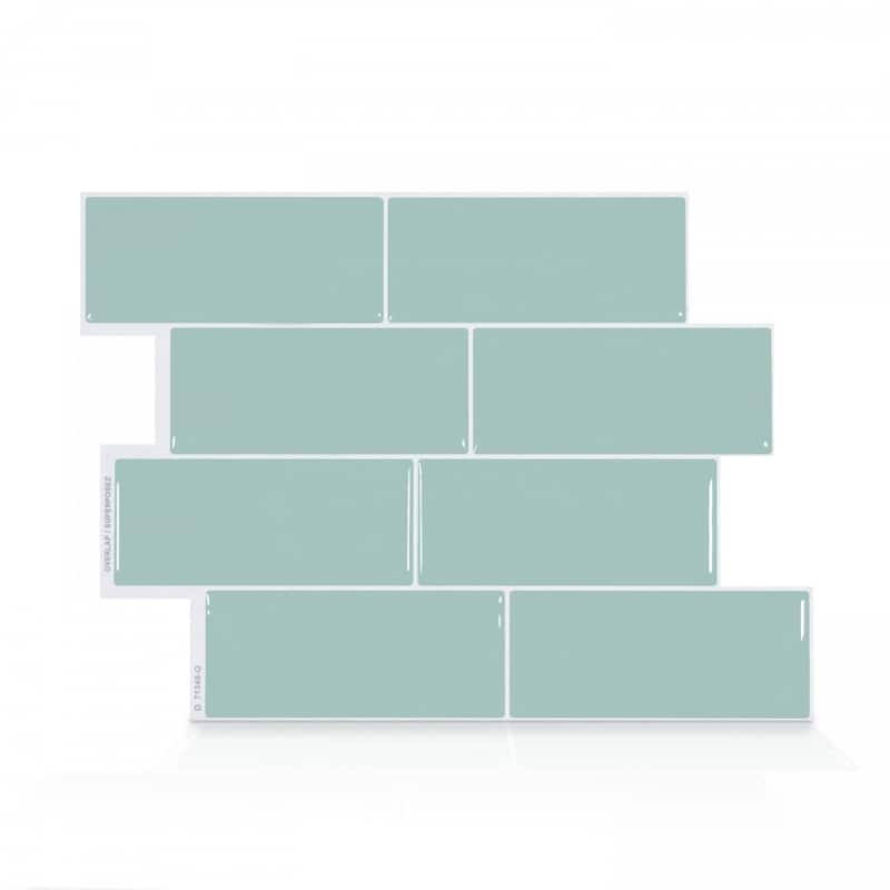 Metro Mia 11.56 in. x 8.38 in. Peel and Stick Self-Adhesive Decorative Mosaic Wall Tile Backsplash (4-Pack)
