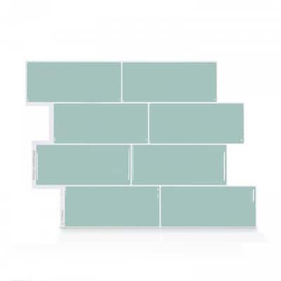 Metro Mia 11.56 in. x 8.38 in. Peel and Stick Self-Adhesive Decorative Mosaic Wall Tile Backsplash (4-Pack)
