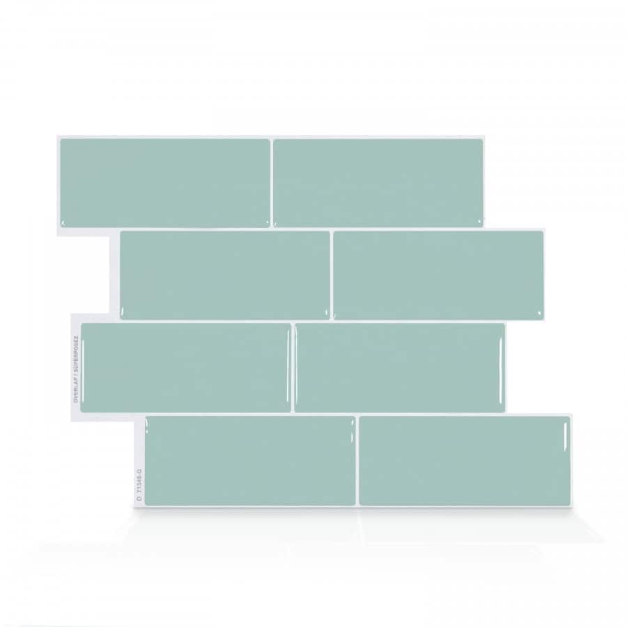 Metro Mia 11.56 in. x 8.38 in. Peel and Stick Self-Adhesive Decorative Mosaic Wall Tile Backsplash (4-Pack)