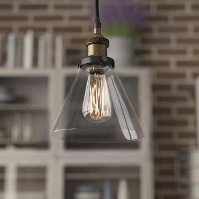 Cone Glass Pendant Light