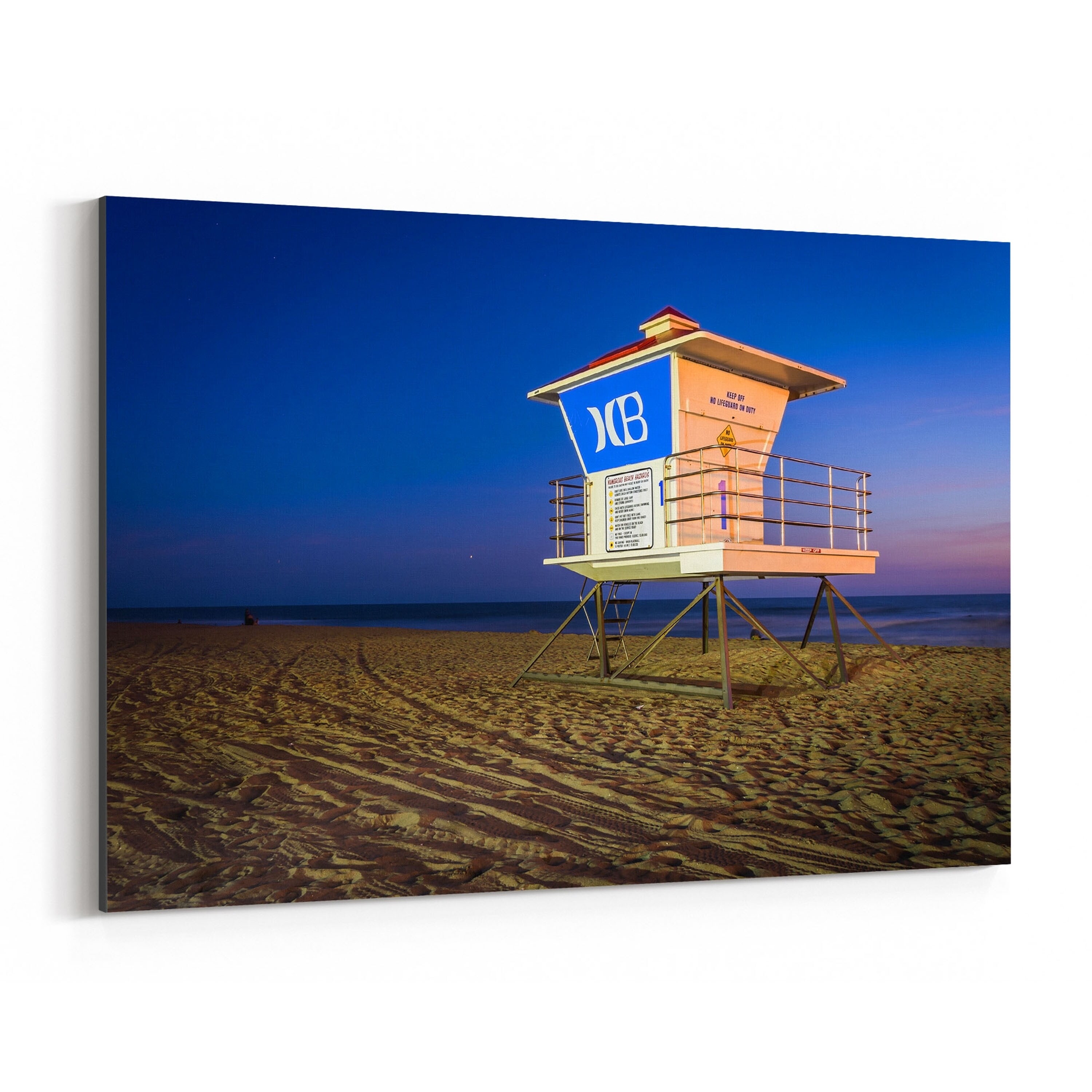 Noir Gallery Huntington Beach Liuard Tower Canvas Wall Art Print Noir Gallery Huntington Beach Liuard Tower Canvas Wall Art Print