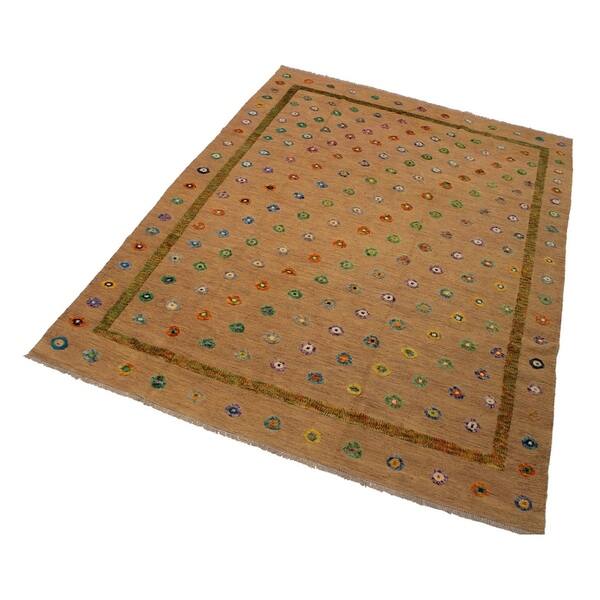 Moroccan High Low Pile Candace Tan Green Wool Rug 8 10 X 11 4 8 Ft 10 In X 11 Ft 4 In 8 Ft 10 In X 11 Ft 4 In On Sale Overstock