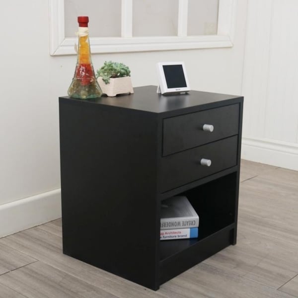 Bedroom Furniture bedside tables Night Stand with Two Drawer