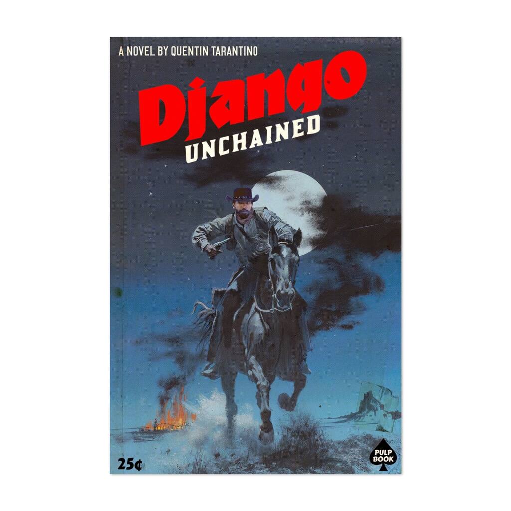 Noir Gallery Django Quentin Tarantino Movie Unframed Art Print/Poster