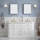 preview thumbnail 42 of 46, Palace Collection Quartz Carrara 60-inch Bathroom Vanity Set