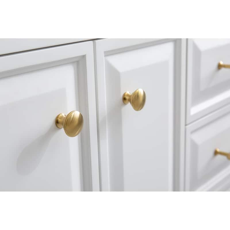 Palace Collection Quartz Carrara 60-inch Bathroom Vanity Set