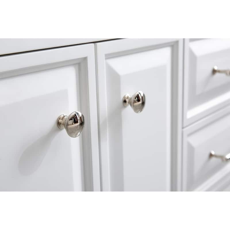 Palace Collection Quartz Carrara 60-inch Bathroom Vanity Set