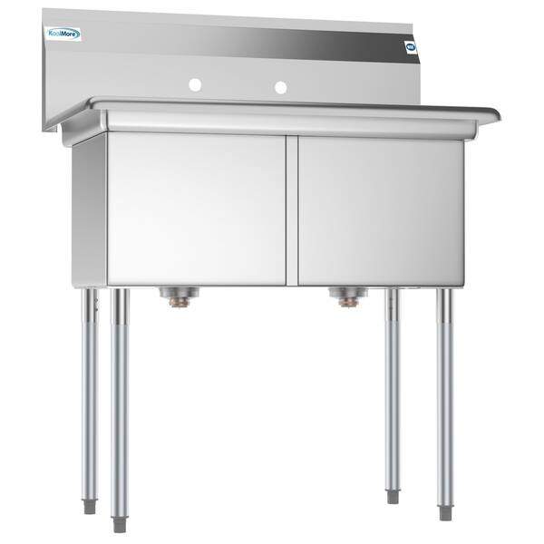 Shop Koolmore 36 Inch Two Compartment Stainless Steel Commercial