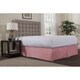 preview thumbnail 6 of 14, Riversifi Center Pleat Bed Skirt Variation Of Colors Queen - Crystal Rose