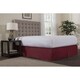 preview thumbnail 11 of 14, Riversifi Center Pleat Bed Skirt Variation Of Colors King - Ruby Wine