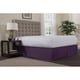 preview thumbnail 10 of 14, Riversifi Center Pleat Bed Skirt Variation Of Colors Queen - Hortensia Purple