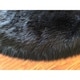 preview thumbnail 4 of 46, Silver Orchid Nansen Faux Sheepskin Oval Shape Shag Area Rug