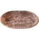preview thumbnail 26 of 46, Silver Orchid Nansen Faux Sheepskin Oval Shape Shag Area Rug 10' x 14' Oval - Camel
