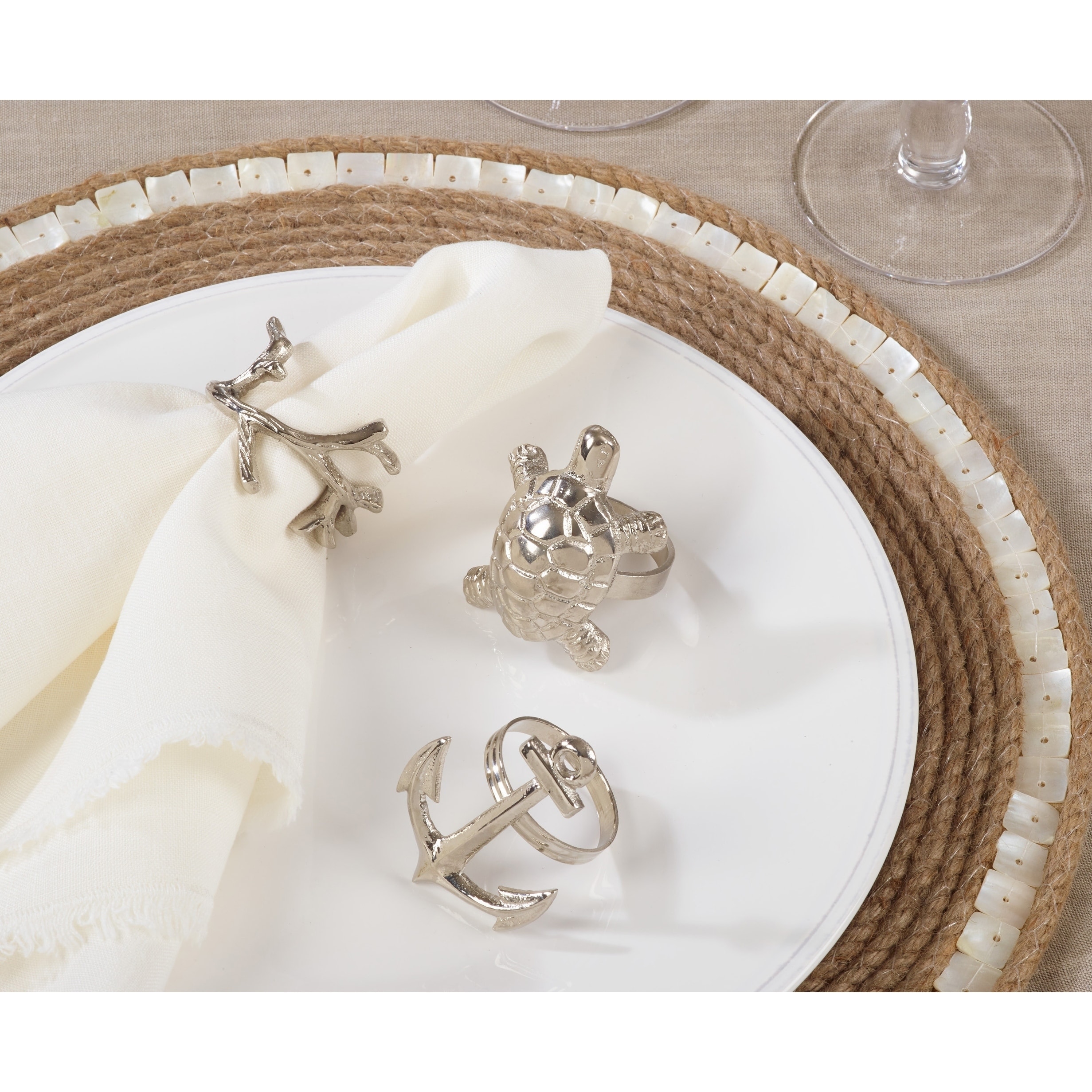 Anchor napkin deals rings