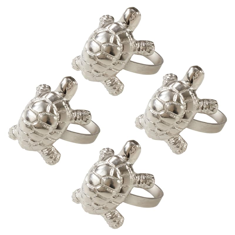 Turtle Dinner Napkin Rings (Set of 4)