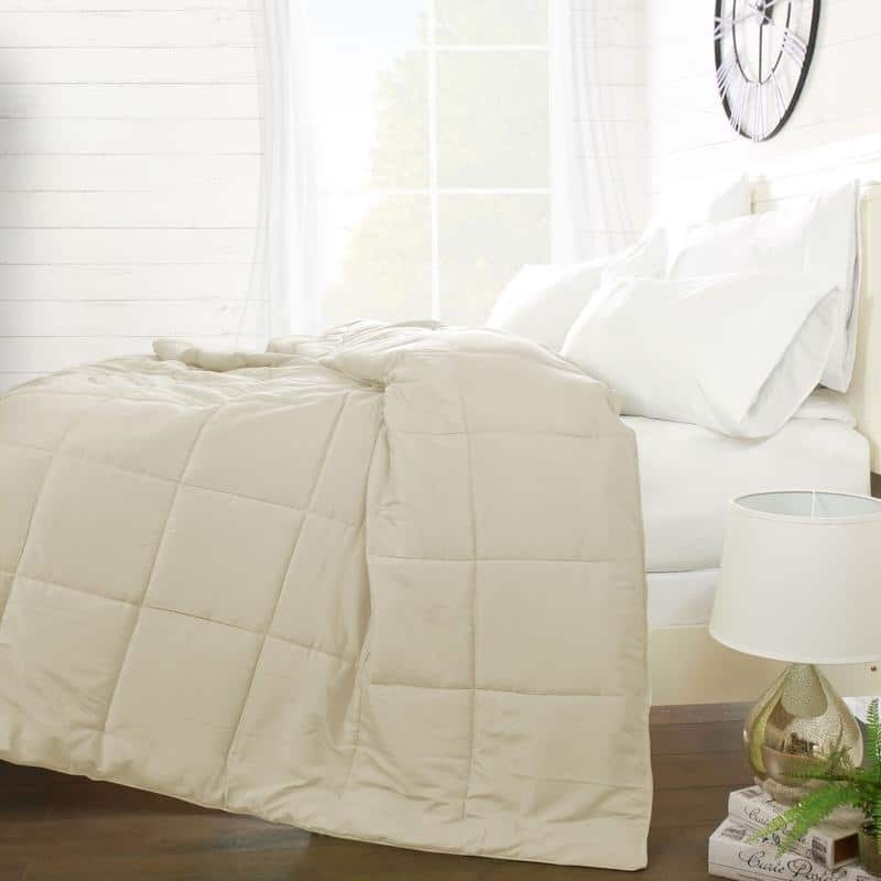 Classic Comforters Bedding Collection by Simply Soft - King - Cal King - Vanilla