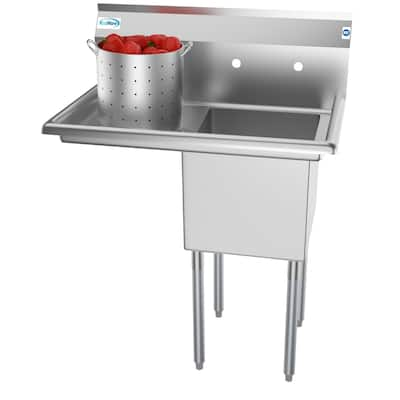 KoolMore 33-Inch Stainless Steel Commercial Kitchen Prep and Utility ...