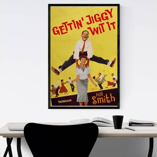 Shop Noir Gallery Will Smith Hip Hop Vintage Music Framed Art Print Overstock 27453108