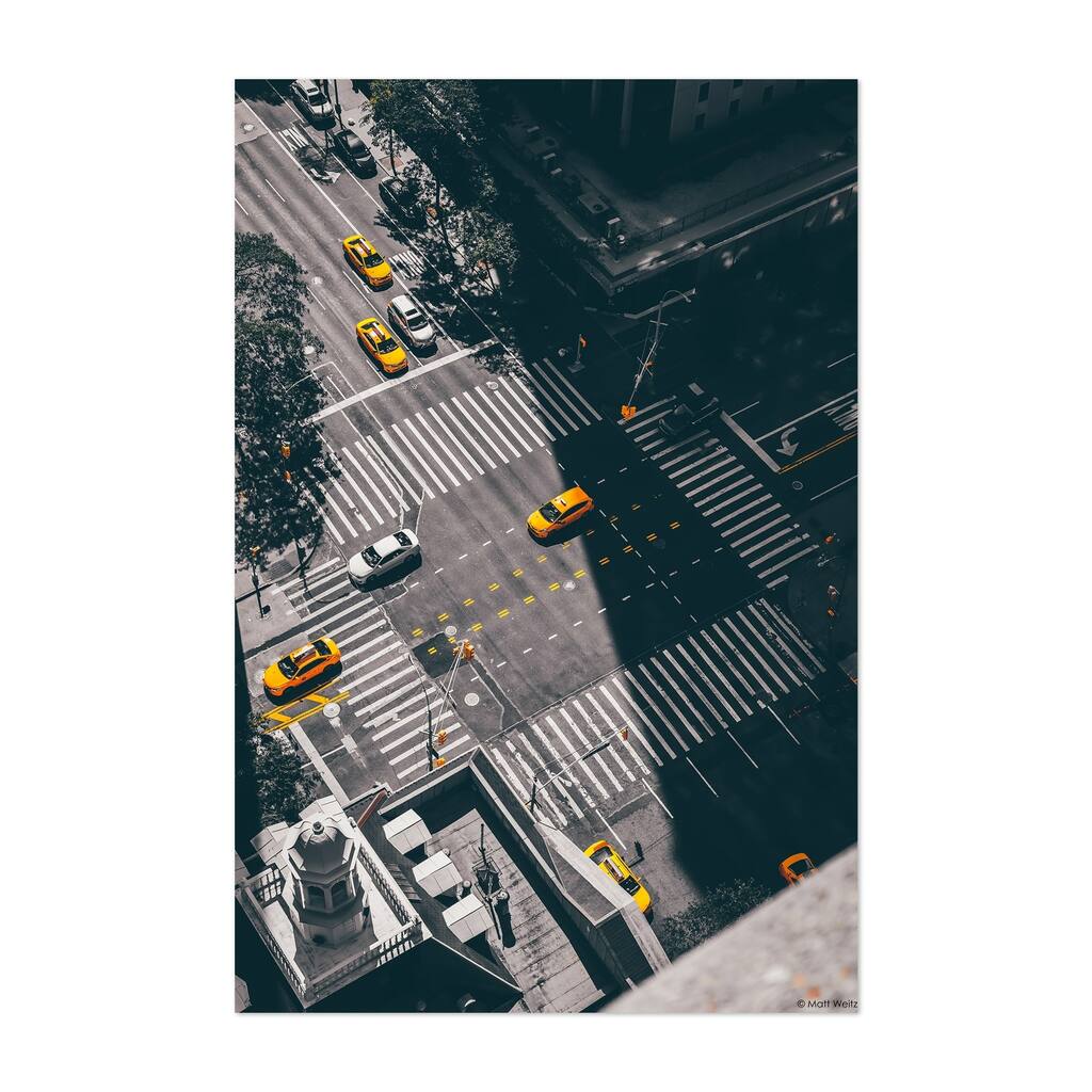 Noir Gallery Taxis New York City Manhattan Unframed Art Print/Poster