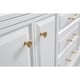 preview thumbnail 47 of 46, Palace Quartz Carrara Bathroom 72-inch Vanity Set