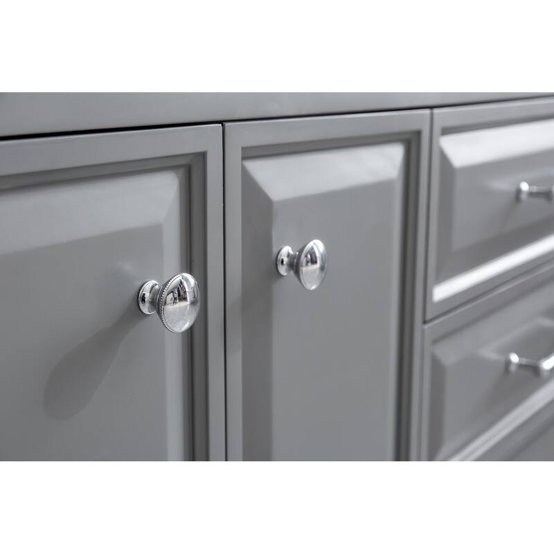 Palace Quartz Carrara Bathroom 72-inch Vanity Set