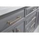 preview thumbnail 38 of 46, Palace Quartz Carrara Bathroom 72-inch Vanity Set