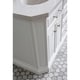 preview thumbnail 32 of 46, Palace Quartz Carrara Bathroom 72-inch Vanity Set