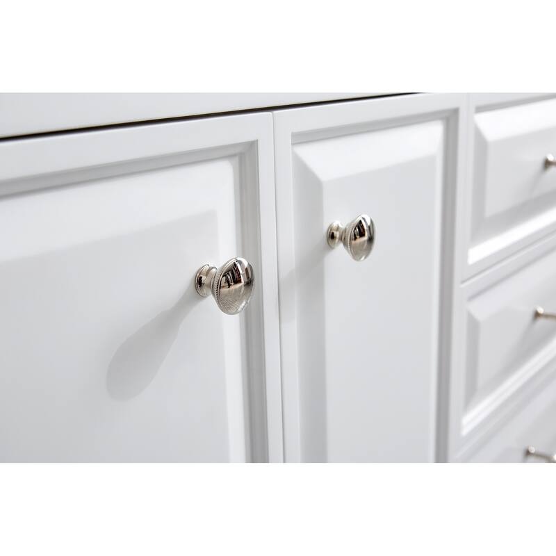 Palace Quartz Carrara Bathroom 72-inch Vanity Set