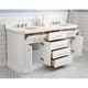 preview thumbnail 27 of 46, Palace Quartz Carrara Bathroom 72-inch Vanity Set