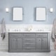 preview thumbnail 2 of 46, Palace Quartz Carrara Bathroom 72-inch Vanity Set