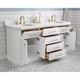 preview thumbnail 43 of 46, Palace Quartz Carrara Bathroom 72-inch Vanity Set
