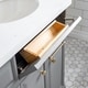 preview thumbnail 37 of 46, Palace Quartz Carrara Bathroom 72-inch Vanity Set