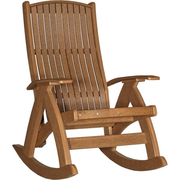 Outdoor Comfort Rocking Chair In Woodgrain Colors Overstock 27453830 Free delivery and returns on ebay plus items for plus members. overstock com