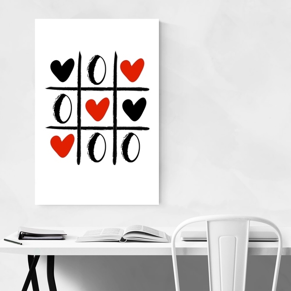 Nursery Heart Art 8 x 10 Inches Unframed Love Print