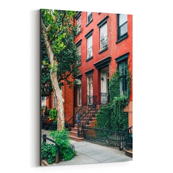 Noir Gallery West Village House New York City Canvas Wall Art Print
