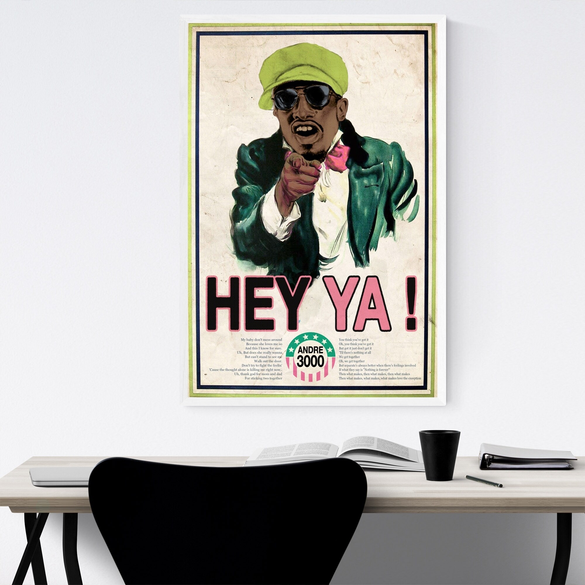 Shop Noir Gallery Outkast Music Hip Hop Rappers Framed Art Print