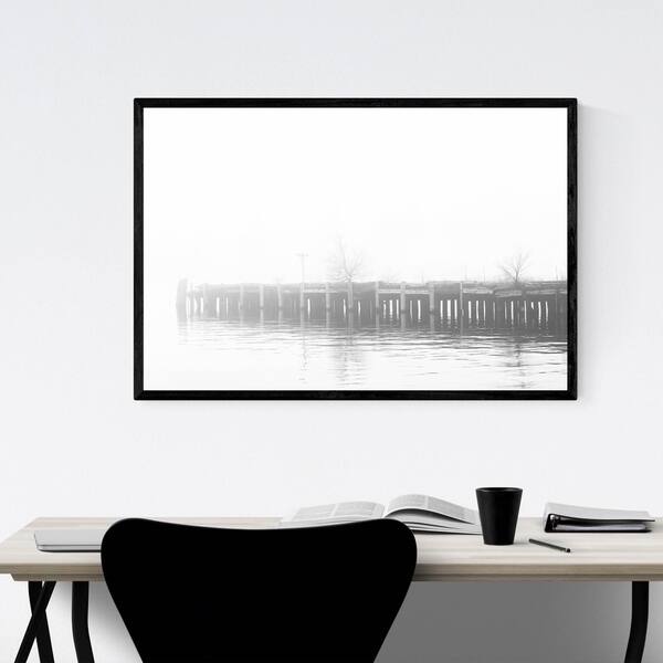 Shop Noir Gallery Fells Point Baltimore Pier Framed Art Print