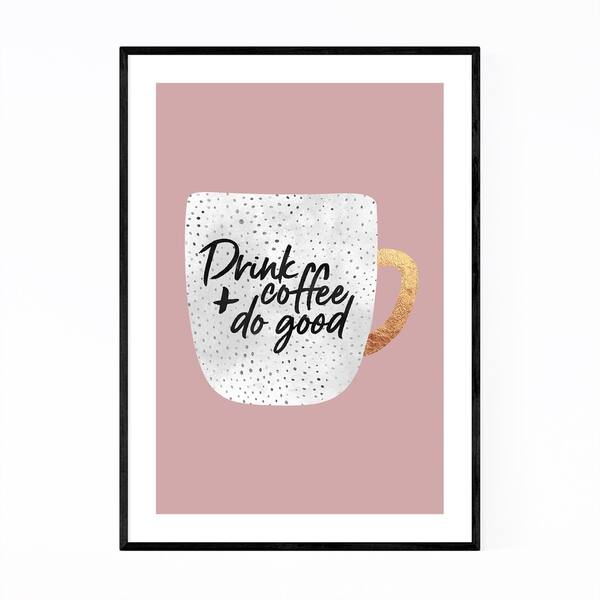 Shop Noir Gallery Kitchen Coffee Decor Typography Framed Art Print