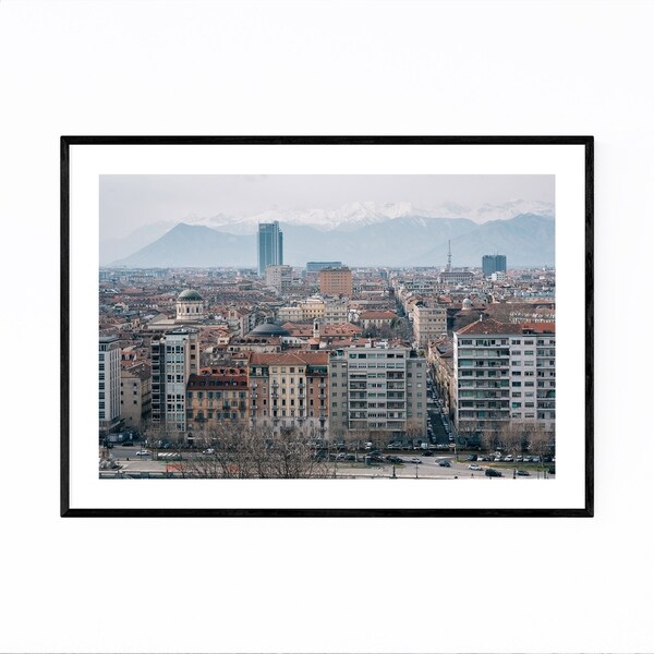 Noir Gallery Turin Italy Urban Photography Framed Art Print