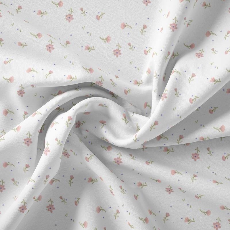 Spring in Central Park Sheet Collection by Simply Soft - Full - Carnations - Pink